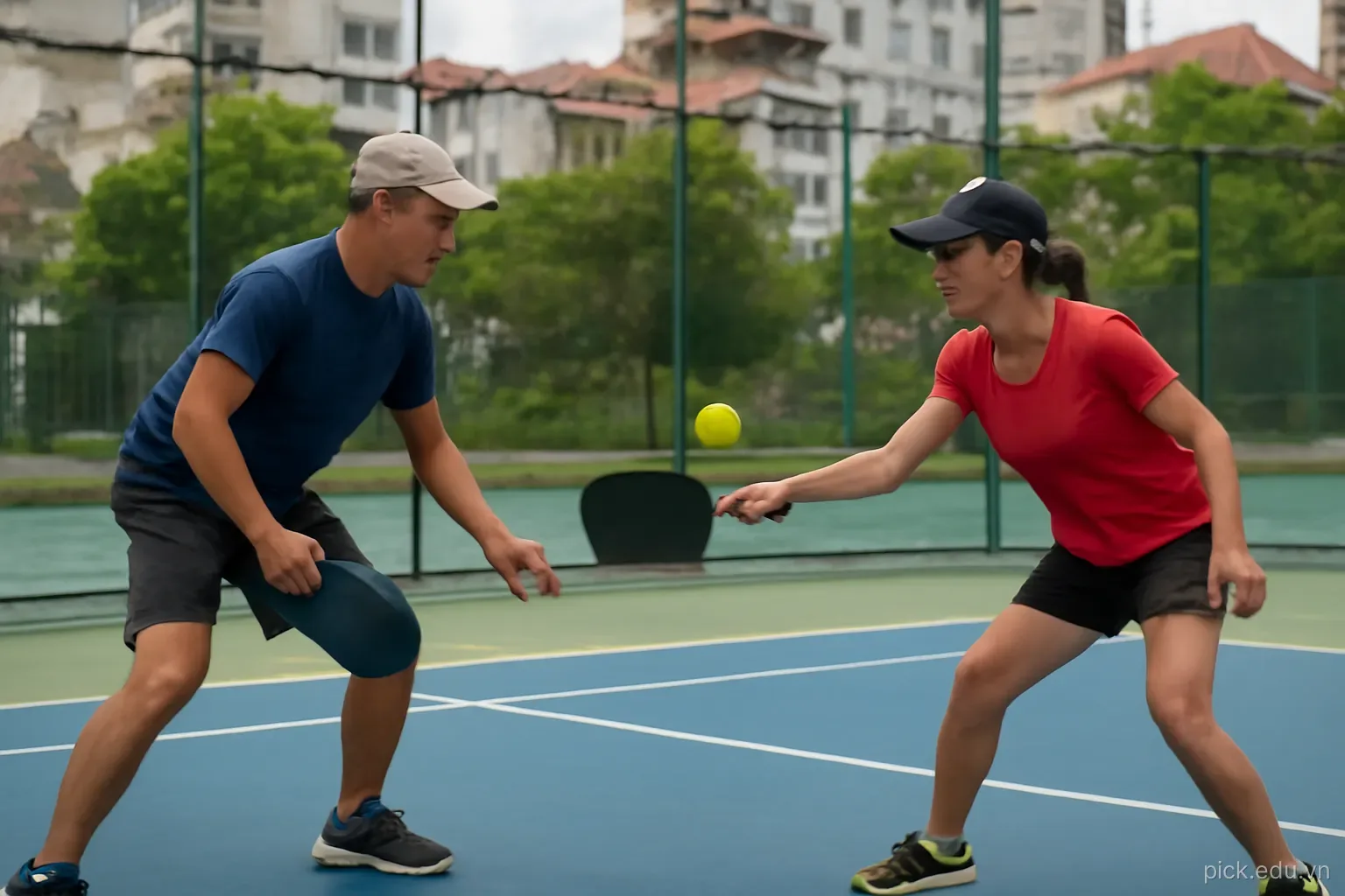 Cú thứ ba thả nhẹ: chìa khóa lên lưới