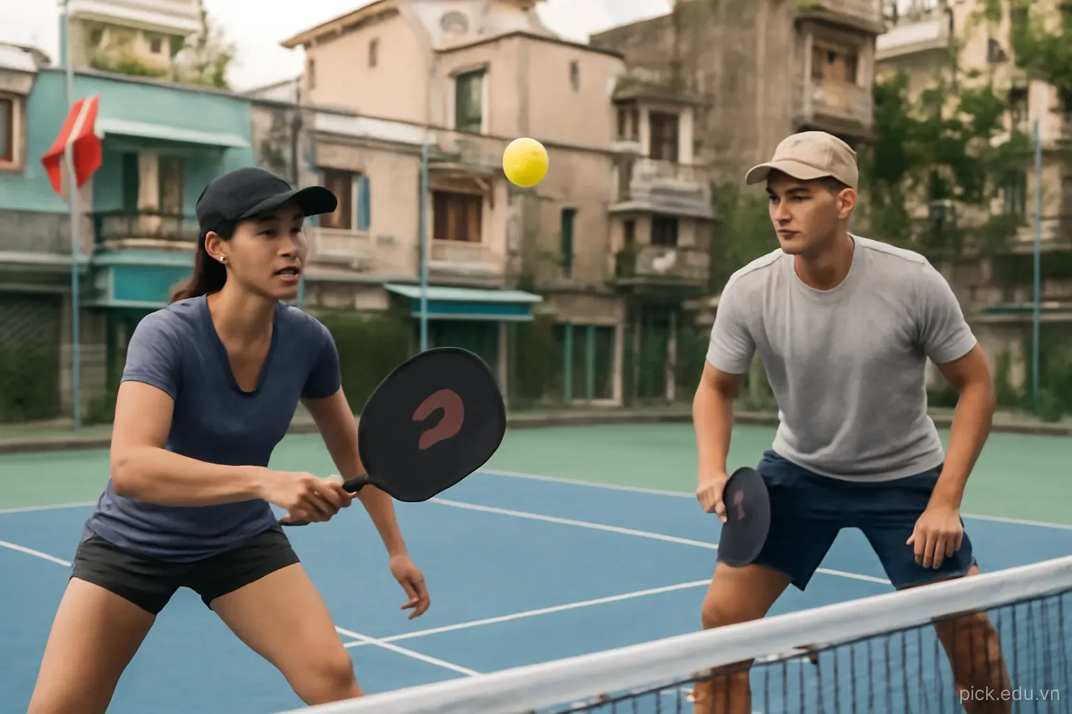 Giao bóng dưới tay đúng luật và hiểm